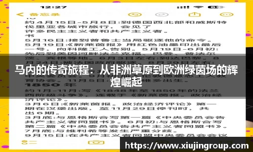 马内的传奇旅程：从非洲草原到欧洲绿茵场的辉煌崛起